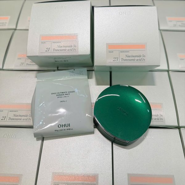 Phấn Nền Dạng Nén Hỗ Trợ Sáng Da Mờ Thâm Nám OHUI Ultimate Cover Denier Pact SPF50