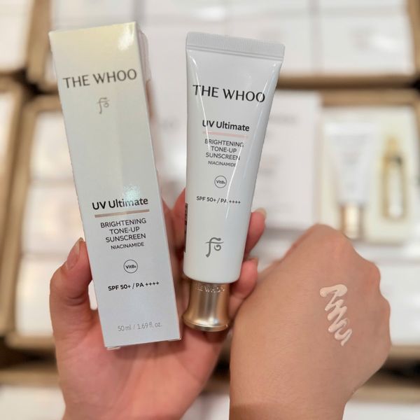 Bộ Kem Chống Nắng Nâng Tone The Whoo UV Ultimate Brightening Tone Up Sunscreen Special Set
