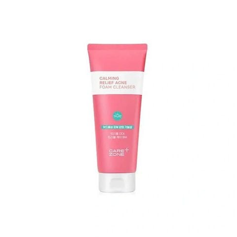 Sữa Rửa Mặt Cho Da Mụn Sạch Sâu Dịu Nhẹ Carezone Calming Relief Acne Foam 200ml