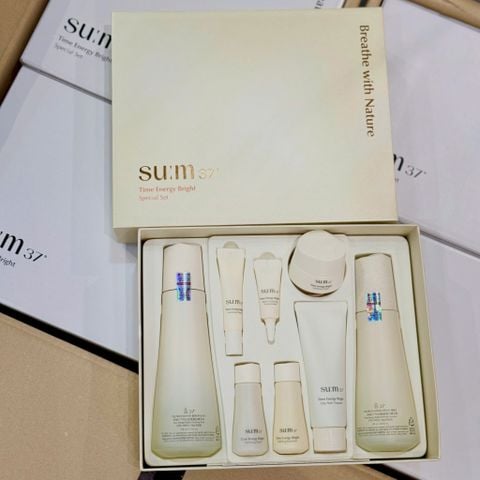Bộ Dưỡng Sáng Làm Đều Màu Da Sum37 Time Energy Bright Special Set 2pcs