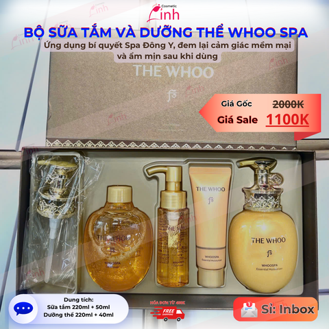 Bộ Sữa Tắm Và Dưỡng Thể The History Of Whoo Spa Body Special Set