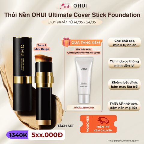 [Flashsale] Kem Nền Dạng Thỏi Ohui Ultimate Cover Stick Foundation