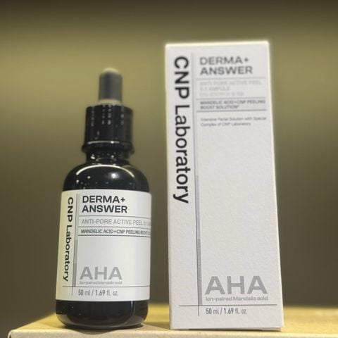 Tinh Chất Tẩy Da Chết Thu Nhỏ Lỗ Chân Lông CNP Derma Answer Anti-Pore Peel Ampule (AHA) 50ml