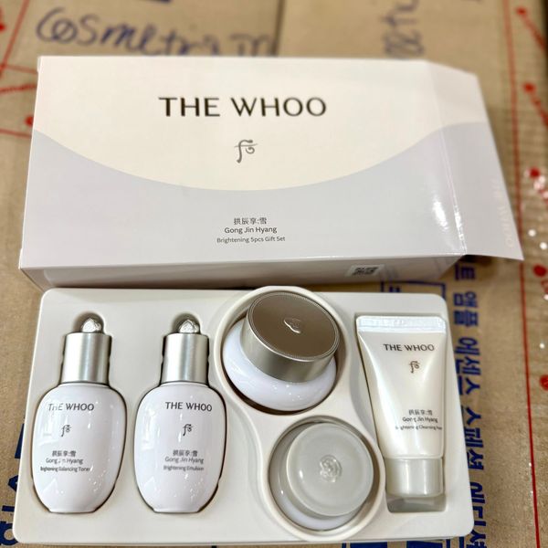 Bộ Dưỡng Trắng Da The Whoo Gongjinhyang Brightening Seol White Mini 5pcs