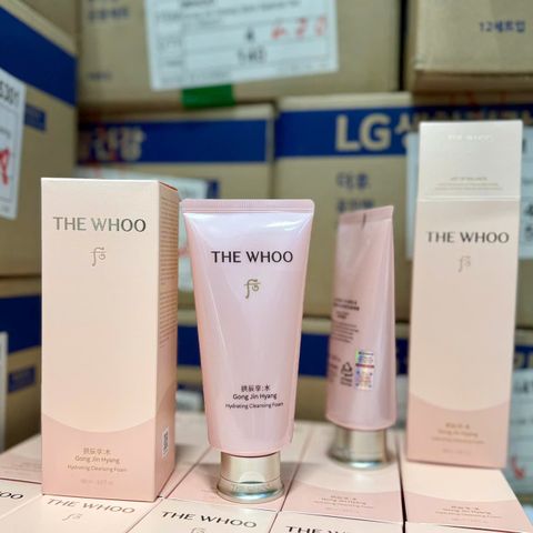 Sữa Rửa Mặt Cấp Ẩm The Whoo Hồng Gongjinhyang Soo Hydrating Cleansing Foam 180ml