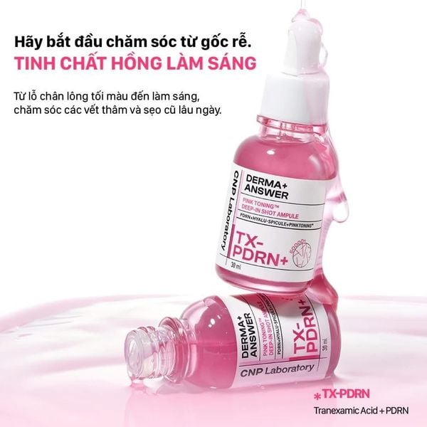 Tinh Chất Da Hồng Hào Sáng Mịn CNP Derma Answer Pink Toning Deep Shot
