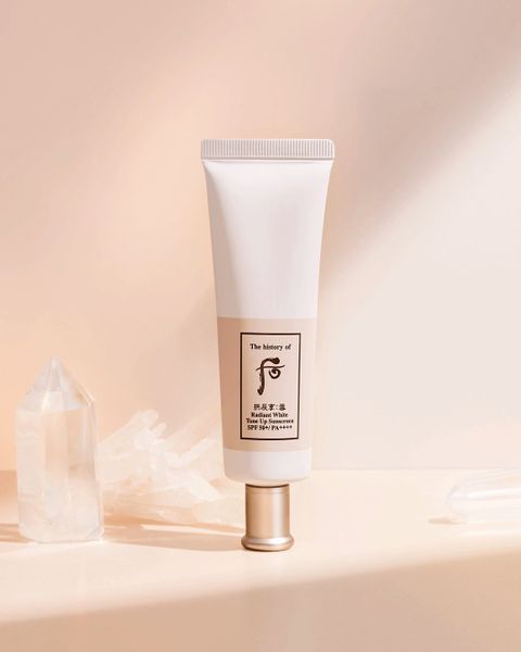 Set Kem Chống Nắng Dưỡng Trắng Whoo Gongjinhyang Seol Radiant White Tone Up Sunscreen SPF50+/PA++++