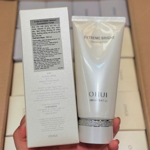 Sữa Rửa Mặt Dưỡng Trắng Ohui Extreme White Bight Foam 160ml