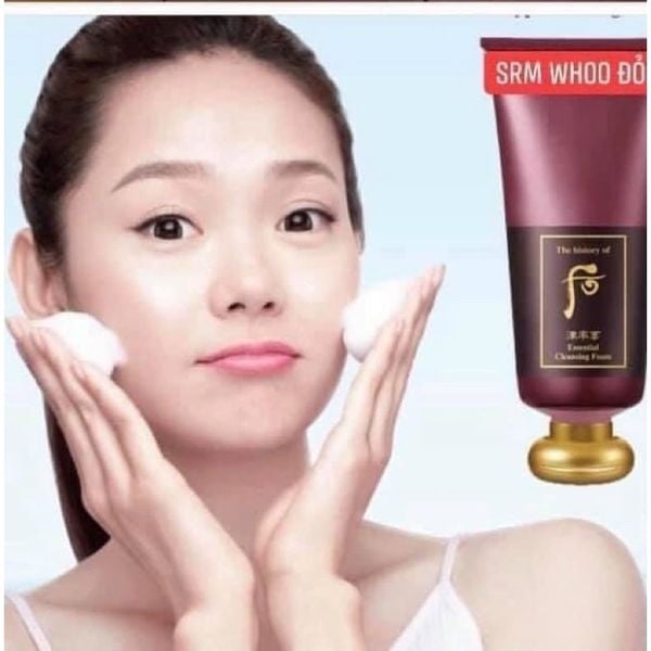 Bộ Sữa Rửa Mặt Dưỡng Ẩm Da Whoo Jinyulhyang Essential Cleansing Foam