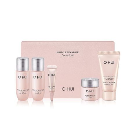 Bộ Dưỡng Da Ohui Hồng Ohui Miracle Moisture Mini 5pcs