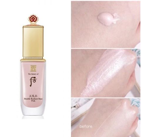 Kem Lót Ánh Hồng Nâng Tông Cao Cấp Whoo Cheongidan Double Radiant Base Pink