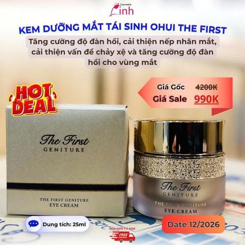 Kem Dưỡng Mắt Tái Sinh Ohui The First Geniture Eye Cream 25ml