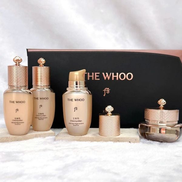 Bộ Dưỡng Da Tái Sinh The Whoo Cheonyuldan 4Pcs Gift Set