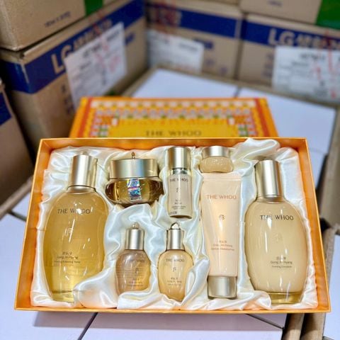 Bộ Dưỡng Ẩm Chống Lão Hóa Whoo Vàng Whoo Gongjinhyang Firming 3pcs Special Set
