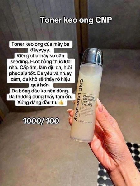 [Mua 1 Tặng 1] Nước Thần Keo Ong CNP Propolis Treatment Ampoule Essence 150ml+100ml