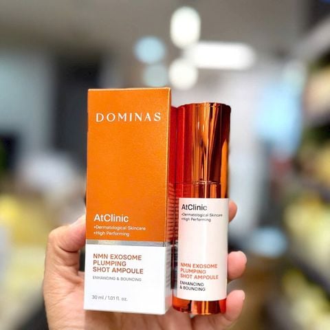 Tinh chất tăng cường độ đàn hồi và nâng cơ TG Dominas Atclinic Exosome Plumping Shot Ampoule 30ml