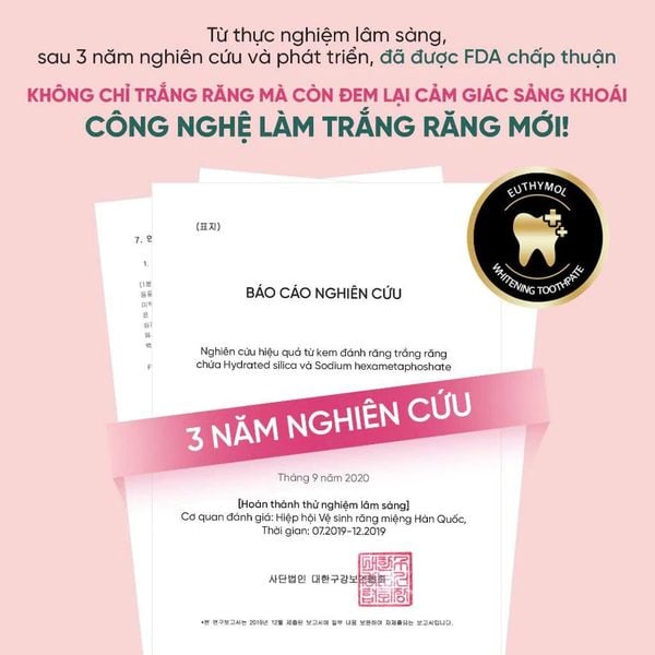 Kem Đánh Răng Làm Trắng Ngăn Ngừa Tình Trạng Ố Vàng Euthymol Whitening