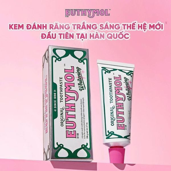 Kem Đánh Răng Làm Trắng Ngăn Ngừa Tình Trạng Ố Vàng Euthymol Whitening