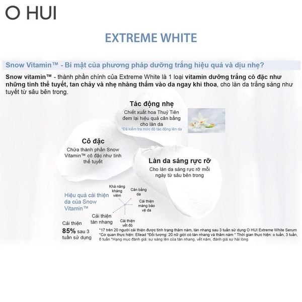 Bộ Dưỡng Trắng Da Ohui Extreme White Special 2PCS Set
