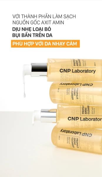 Sữa Rửa Mặt Tinh Chất Keo Ong CNP Propolis Amino Cleanser 200ml
