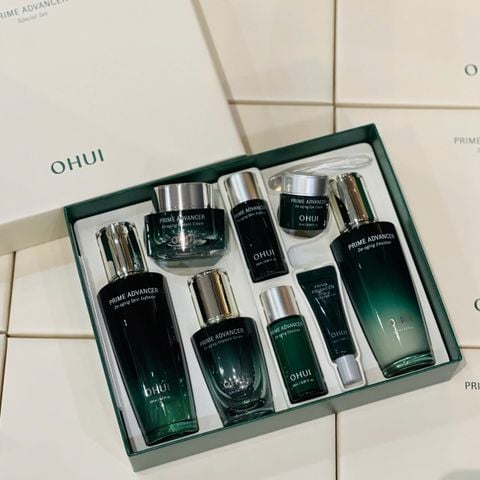 Bộ Dưỡng Da Chống Lão Hóa Ohui Prime Advancer De Aging 4pcs Special Set Nội Địa