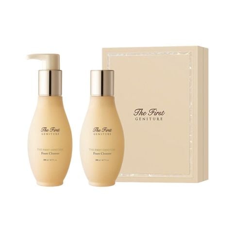 Bộ Sữa Rửa Mặt Tái Sinh Da Ohui The First Geniture Foam Cleanser 200ml tặng 200ml