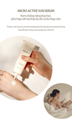 Tinh Chất Chống Nắng Dưỡng Ẩm Và Dịu Nhẹ Sum37 Micro Active Sun Serum 30ml