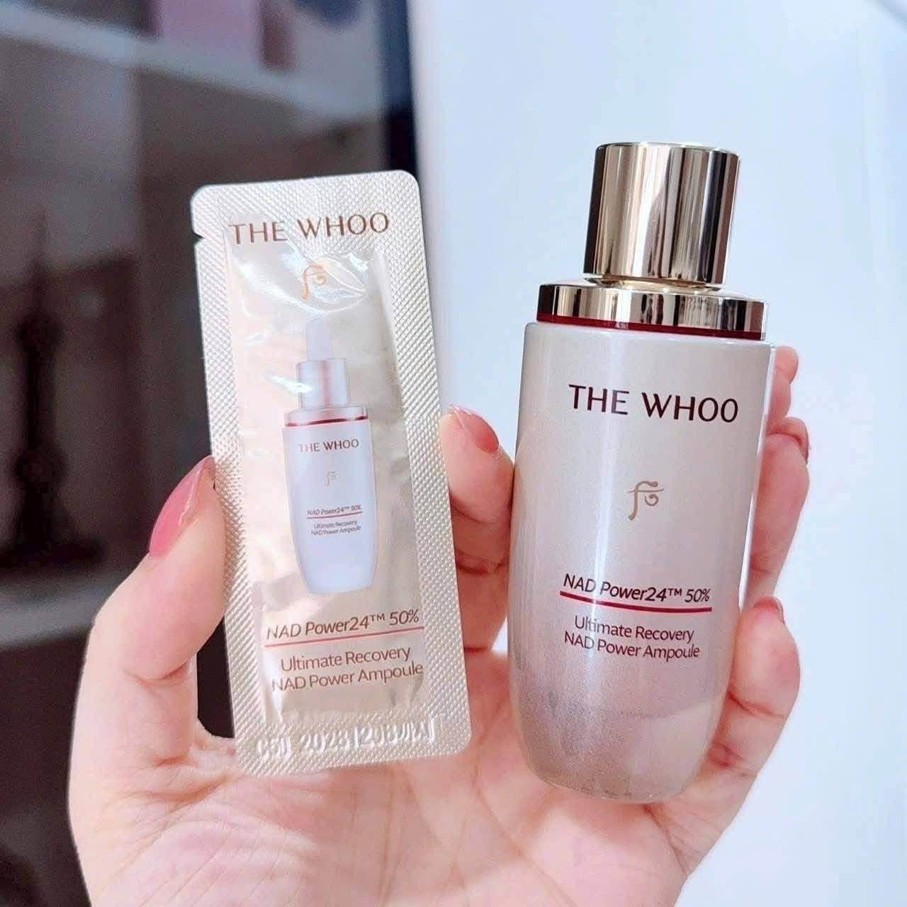 Sample Gói Tinh Chất Tăng Cường Hỗ Trợ Ngừa Lão Hóa Chuyên Sâu The Whoo Bichup Ultimate Recovery NAD Power Ampoule 50%