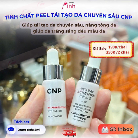 Tinh Chất Peel Tái Tạo Da Chuyên Sâu CNP Rx Skin Rejuvenating Intensive Peel 5ml