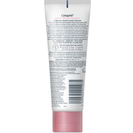 Sữa rửa mặt làm sáng cho da nhạy cảm Cetaphil Bright Healthy Radiance Brightness Reveal Creamy Cleanser 100G