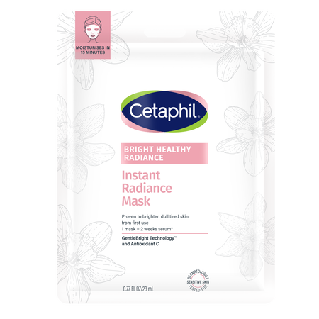 Mặt nạ dưỡng sáng và cấp ẩm Cetaphil Bright Healthy Radiance Instant Mask (6 miếng)