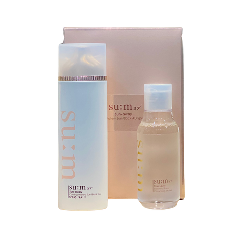 Bộ Kem Chống Nắng Su:m37 Làm Mát Da Sun Away Cooling Watery Sun Block SPF50++ 100ml