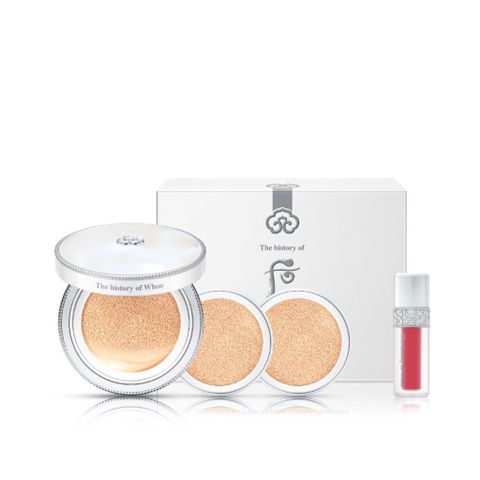 Set Phấn Nước Dưỡng Trắng Whoo Gongjinhyang Seol Radiant White Moisture Cushion SPF50+/PA++++