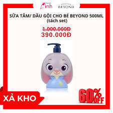 Sữa Tắm/ Dầu Gội Cho Bé Beyond Angel Kids Body Wash 500ml - TÁCH SET