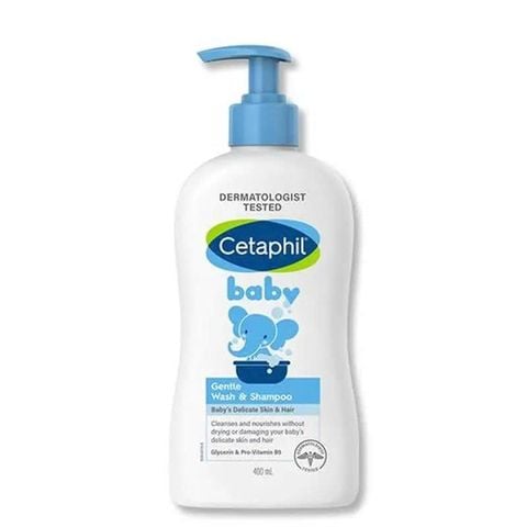 Sữa tắm gội dịu lành cho bé Cetaphil Baby Gentle Wash & Shampoo