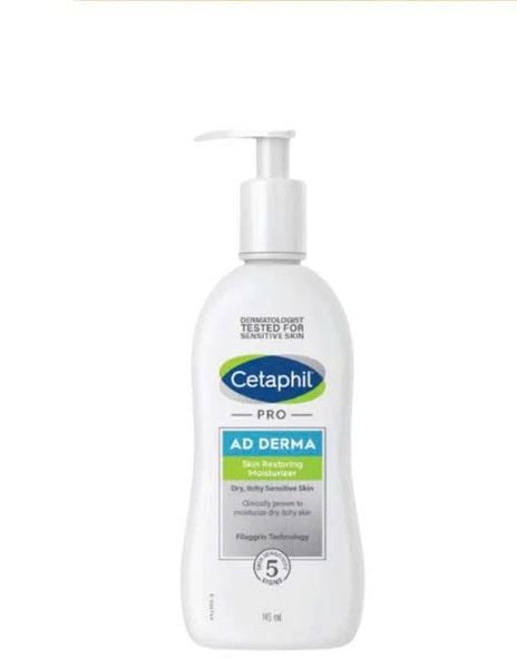 Sữa dưỡng ẩm dịu lành hỗ trợ chăm sóc chàm da, viêm da cơ địa Cetaphil Pro AD Derma Skin Restoring Moisturizer