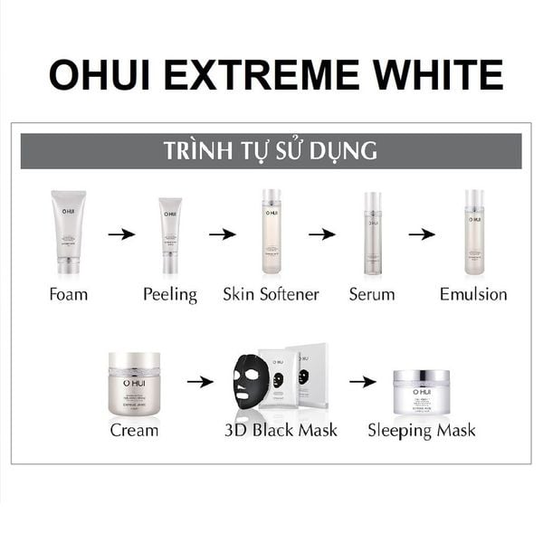 Mặt Nạ 3D Dưỡng Trắng Ohui Extreme White Trắng Da Cao Cấp