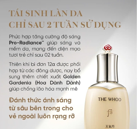 Sữa Dưỡng Tái Sinh Whoo Cheongidan Rejuvenating Pro Radiance Emulsion 110ml