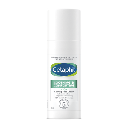 Kem dưỡng ẩm làm dịu và phục hồi chuyên sâu 4 tầng tác động Cetaphil Soothing and Comforting Cica Calming Face Cream 45ml