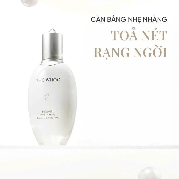 Nước Hoa Hồng Dưỡng Trắng Whoo Gongjinhyang Seol Brightening Balancing Toner 150ml