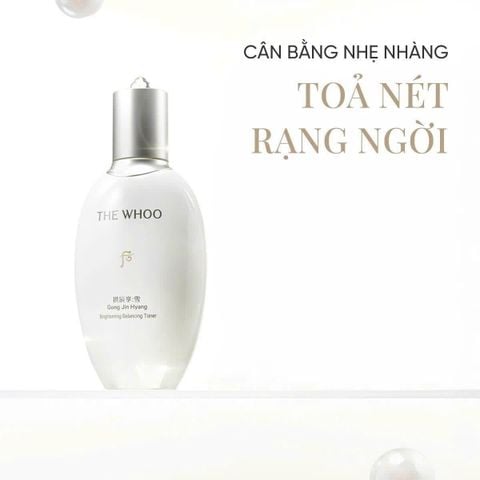 Nước Hoa Hồng Dưỡng Trắng Whoo Gongjinhyang Seol Brightening Balancing Toner 150ml