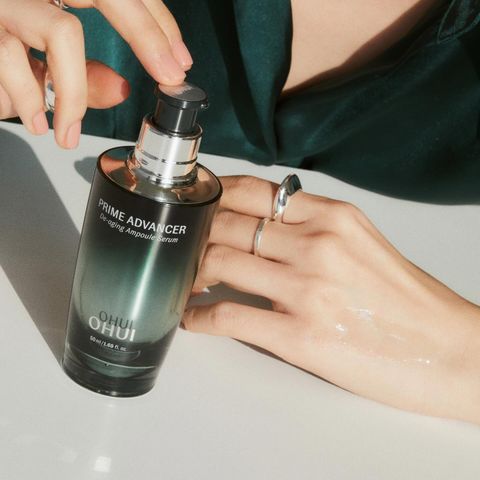 Tinh Chất Ngăn Ngừa Lão Hóa Ohui Xanh Prime Advancer De Aging Ampoule Serum Tách Set