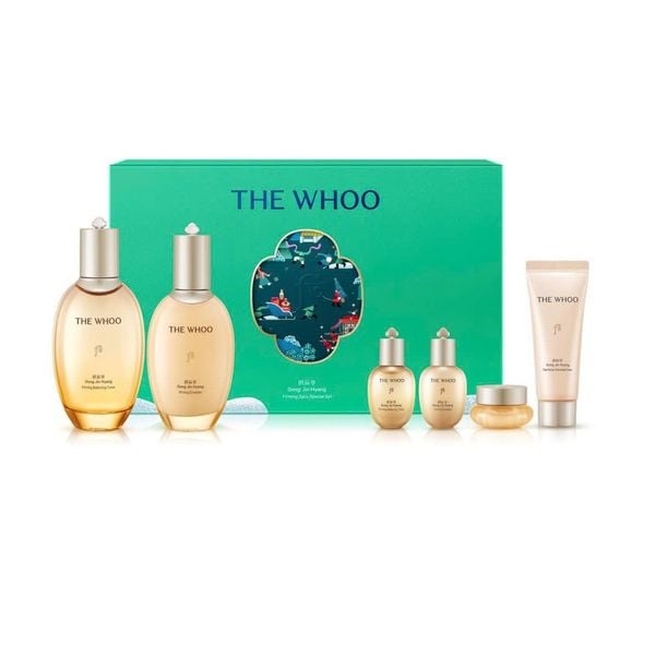Bộ Dưỡng Ẩm Chống Lão Hóa Whoo Vàng Whoo Gongjinhyang Firming 2pcs Set