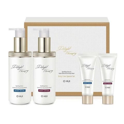 Bộ Sữa Tắm và Dưỡng Thể Ohui Delight Therapy Body Care Special Set