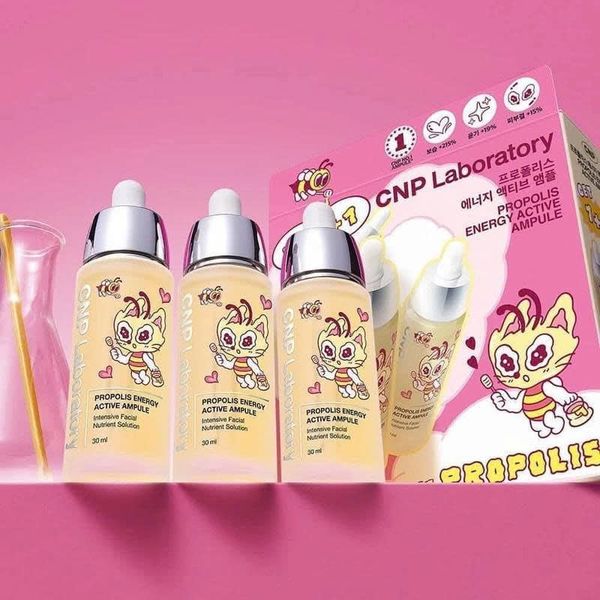 Set Tinh Chất Keo Ong Tái Tạo Phục Hồi Da CNP Laboratory Propolis Energy Ampule 30ml*3