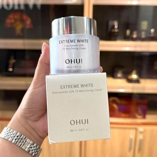 Kem Dưỡng Trắng Da Ohui Extreme White Niacinamide 10% TX Melatoning 60ml