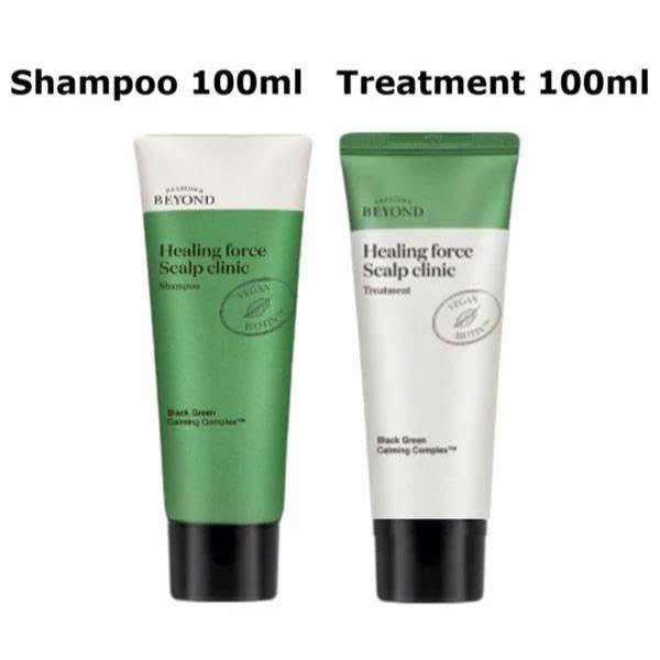 Bộ Dầu Gội và Dầu Xả Giảm Gàu Và Gãy Rụng Beyond Healing Force Hair - mini