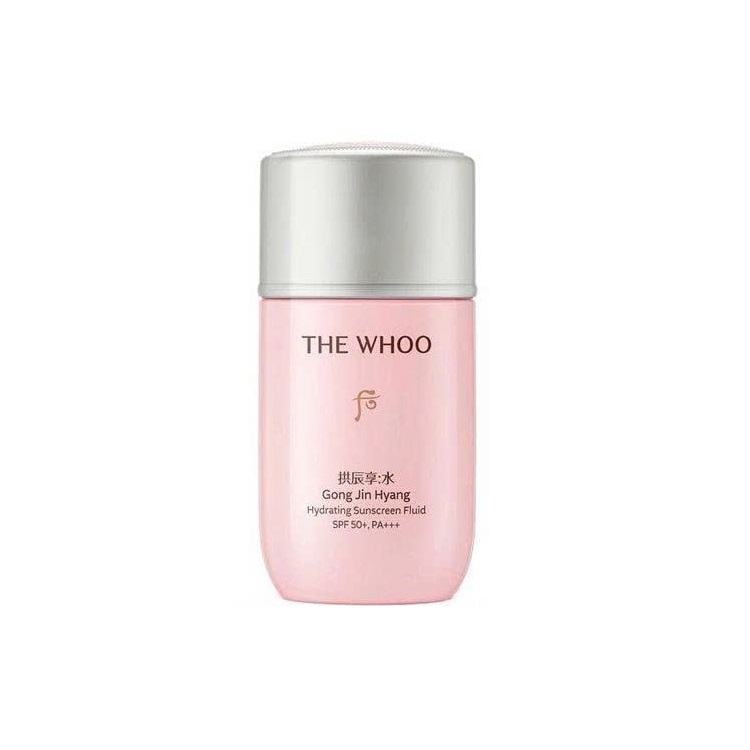 Kem Chống Nắng Dạng Sữa The Whoo Hồng Gongjinhyang Hydrating Sunscreen Fluid 60ml
