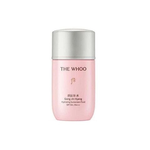 Kem Chống Nắng Dạng Sữa The Whoo Hồng Gongjinhyang Hydrating Sunscreen Fluid 60ml