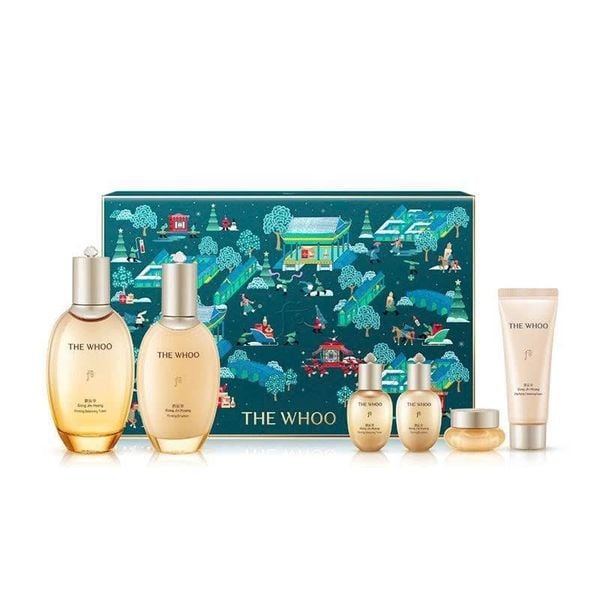 Bộ Dưỡng Ẩm Chống Lão Hóa Whoo Vàng Whoo Gongjinhyang Firming 2pcs Set
